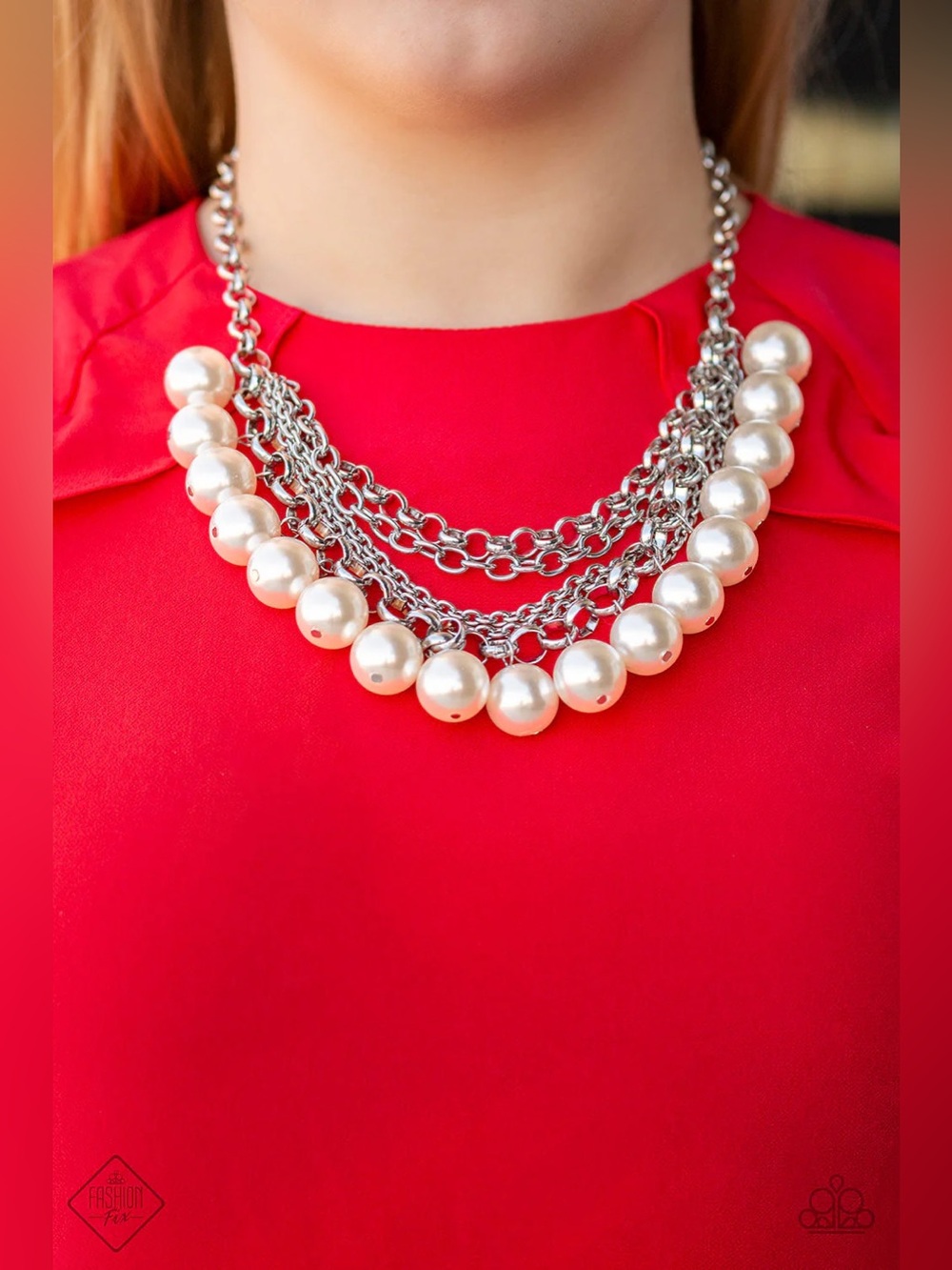 ❤️‍🔥5/$25❤️‍🔥 One-Way WALL STREET White Necklace
